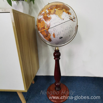 Large Floor Standing Decor Globe Antique